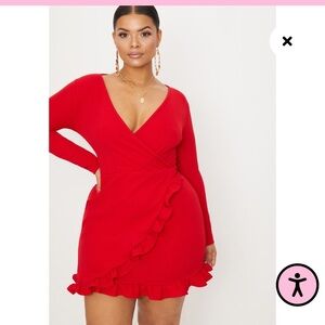 Pretty Little Things Red Dress New With Tags. NWT.